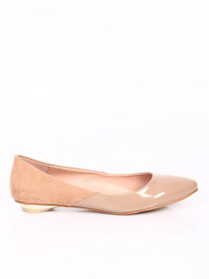 Ежедневни дамски обувки в бежово 3S-15301 beige