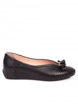 Ежедневни дамски обувки от естествена кожа 3AT-17568 black