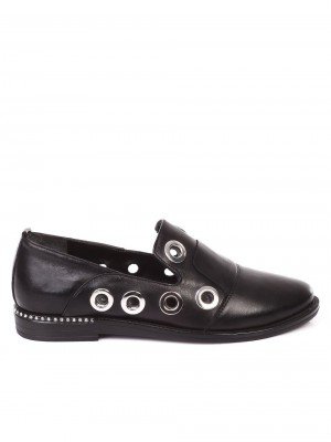 Ежедневни дамски обувки от естествена кожа 3AT-18540 black