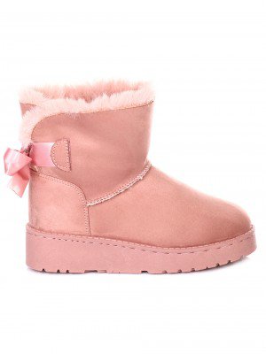 Ежедневни дамски боти в розово 2U-18635 pink