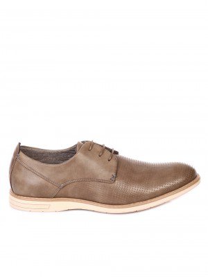 Ежедневни мъжки обувки в бежово 7N-19086 taupe