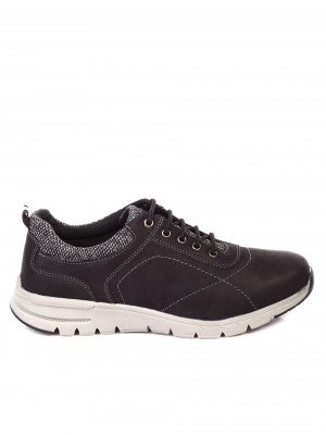 Ежедневни мъжки обувки в черно 7W-19705 black