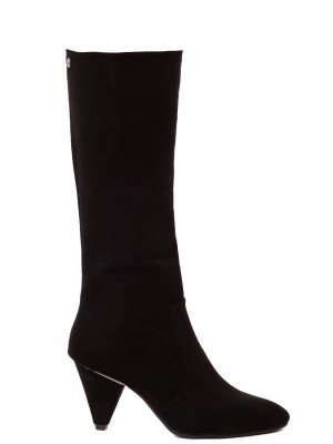 Елегантни дамски ботуши в черно 1L-19572 black