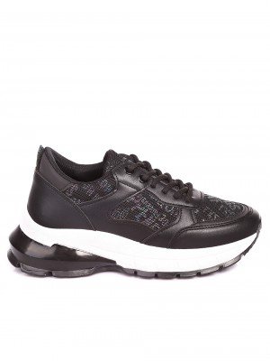 Ежедневни дамски обувки в черно 3U-20015 black
