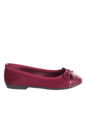 Ежедневни детски обувки в червено 18L-20584 burgundy