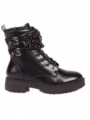 Ежедневни дамски боти в черно 2R-20523 black