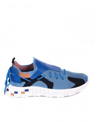 Ежедневни мъжки обувки в синьо 7U-21060 blue