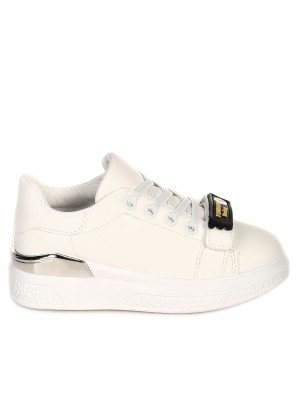 Ежедневни детски обувки в бяло 18U-21063 white
