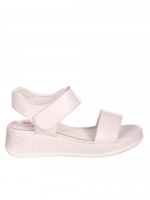 Ежедневни дамски сандали в бяло 4P-21090 white