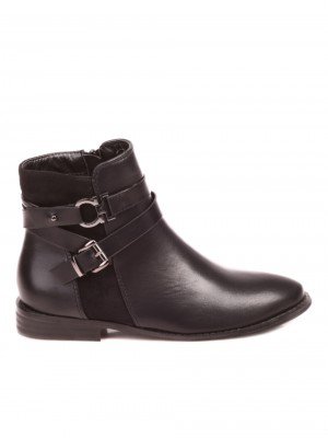 Ежедневни дамски боти в черно 2M-21539 black