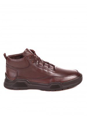 Ежедневни мъжки боти от естествена кожа 6AT-21863 brown