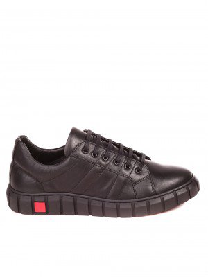 Ежедневни мъжки обувки от естествена кожа 7AT-21798 black