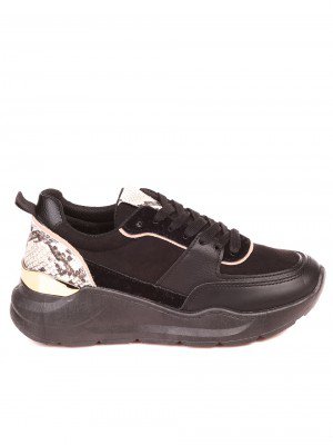 Ежедневни дамски обувки в черно 3U-21509 black