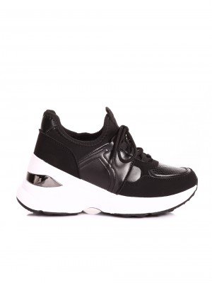 Ежедневни дамски обувки в черно 3U-21597 black-20549