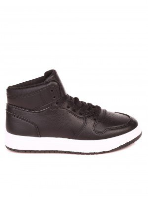 Ежедневни юношески кецове в черно 13U-21523 all black 