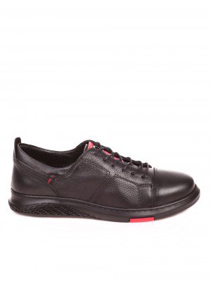Ежедневни мъжки обувки от естествена кожа 7AT-21845 black