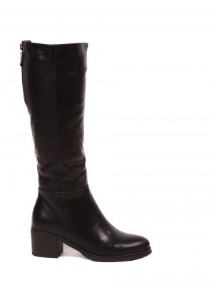 Ежедневни дамски ботуши в черно 1R-21625 black pu