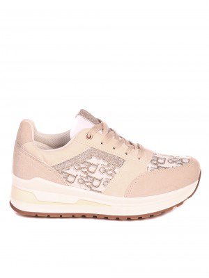 Ежедневни дамски обувки в бежово 3U-21508 beige