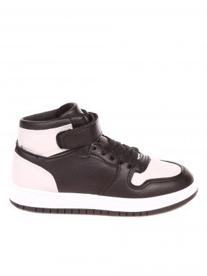 Ежедневни детски кецове в черно и сиво 19U-21524 black/grey