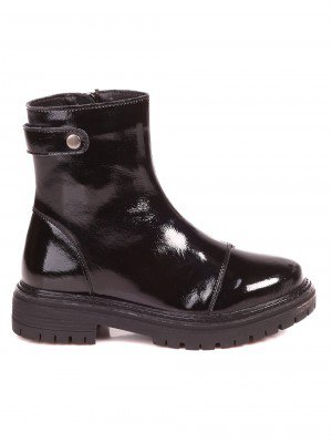 Дамски лачени боти в черно 2AF-21592 black