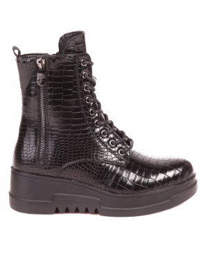 Ежедневни дамски боти в черно 2P-21687 black