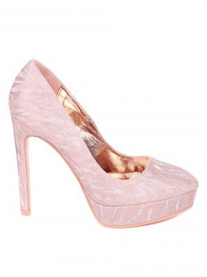 Елегантни дамски обувки на висок ток 3M-21726 rose gold