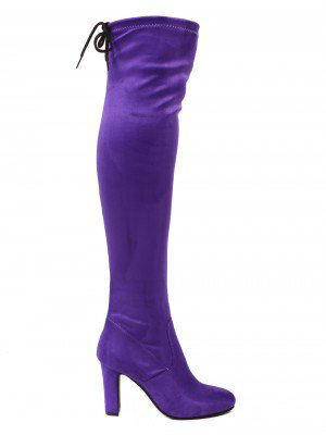 Елегантни дамски ботуши в лилаво 1R-21626 purple