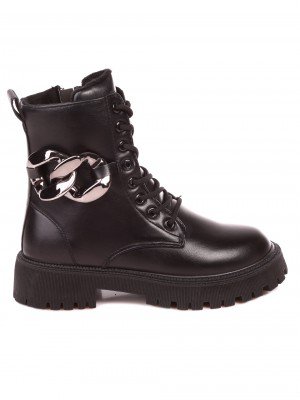 Ежедневни дамски боти в черно  2U-21694 black
