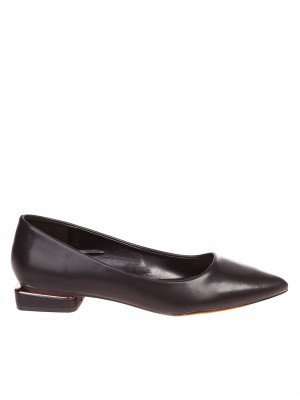 Ежедневни дамски обувки в черно 3M-21818 black pu