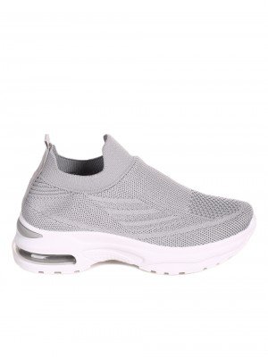 Ежедневни дамски обувки в сиво 3U-22043 grey