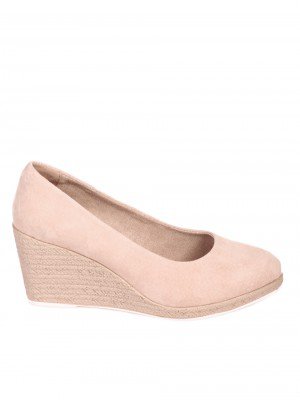 Ежедневни дамски обувки от велур в бежово 3AF-22135 beige