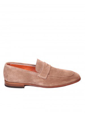 Ежедневни мъжки обувки от естествен велур 7AT-22278 beige