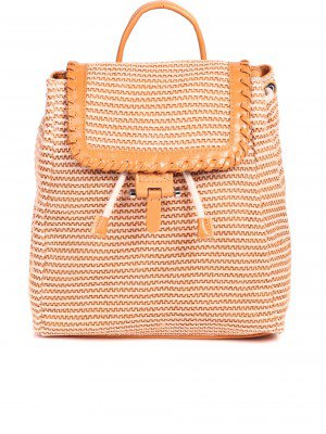 Eжедневна дамска раница в цвят камел 9Q-22079 camel