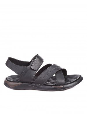 Ежедневни мъжки сандали от естествена кожа 8N-22273 black