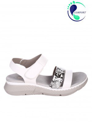 Ежедневни дамски комфортни сандали 4H-22238 white