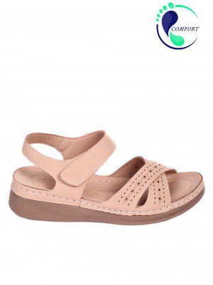 Ежедневни дамски комфортни сандали 4H-23128 beige (22240)