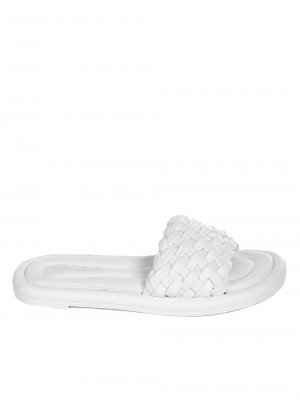 Ежедневни дамски комфортни чехли 5H-22252 white