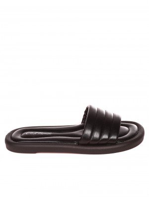 Ежедневни дамски комфортни чехли 5H-22253 black