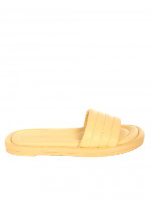 Ежедневни дамски комфортни чехли 5H-22253 yellow