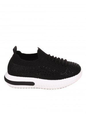 Ежедневни детски обувки в черно 18U-22055 black