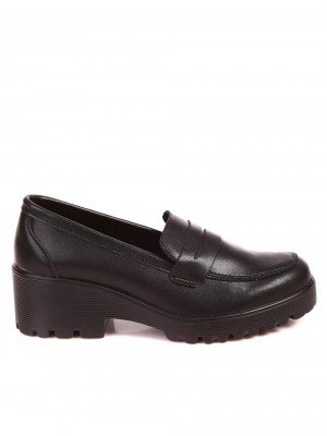 Елегантни дамски обувки от естествена кожа 3AF-22666 black