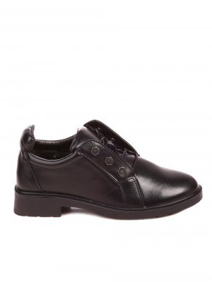 Ежедневни дамски обувки в черно 3R-22526 black pu