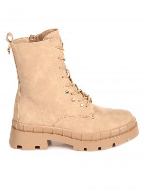 Ежедневни дамски боти в бежово 86899 beige