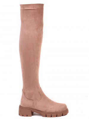 Ежедневни дамски ботуши в бежово 1R-22504 beige