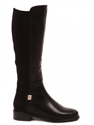 Ежедневни дамски ботуши в черно 1R-22519 black pu