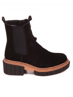 Ежедневни дамски боти в черно 2AF-22640 black
