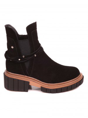 Ежедневни дамски боти в черно 2AF-22652 black