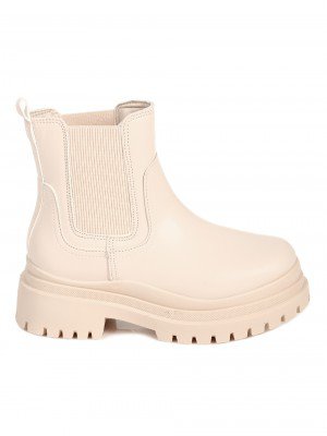 Ежедневни дамски боти в бежово 2U-22601 lt.beige