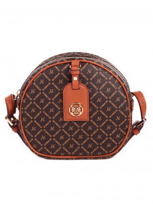 Ежедневна дамска чанта от естествена кожа в кафяво P20533 brown/camel