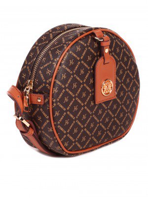 Ежедневна дамска чанта от естествена кожа в кафяво P20533 brown/camel